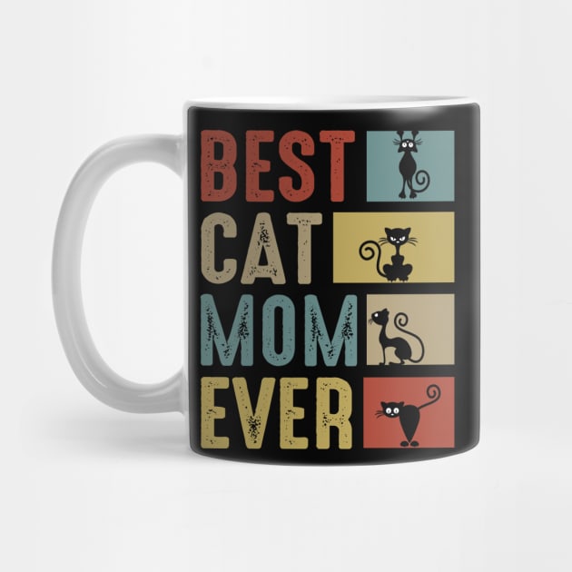 Best Cat Mom Ever by Alema Art